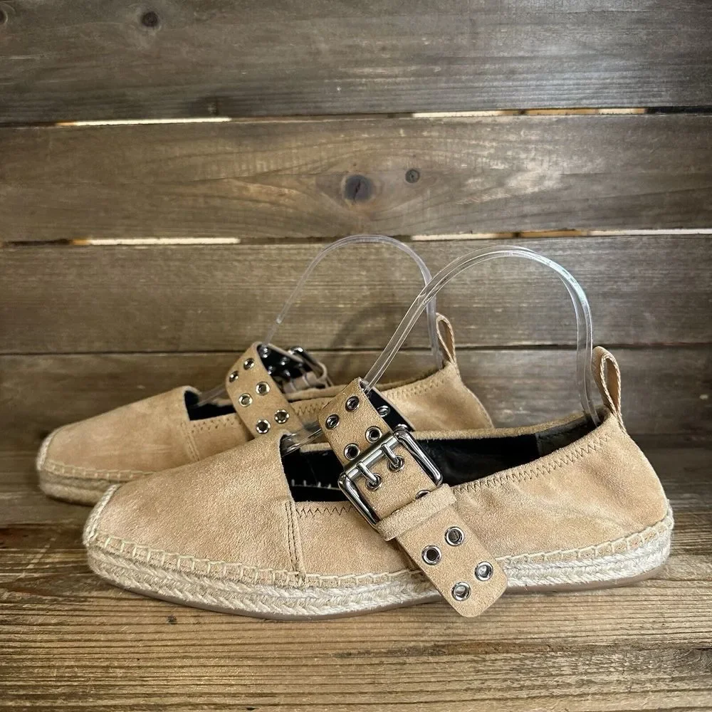 New $348 Womens Rag & and Bone Anteros Espadrille Suede Shoes Size EUR 39 US‎ 9